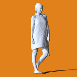 0.gif OBJ file Miniature Pose People #01・3D printable model to download, Peoples