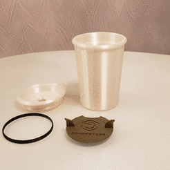Gif.gif Download free STL file Coffee Cup - Home Office • 3D printable model, Concretize