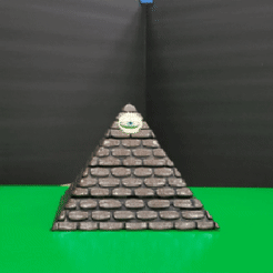 20190530_014142[1].gif Fichier STL gratuit PYRAMIDE EN PIERRE PORTÉE avec COMPARTIMENT SECRET・Modèle à télécharger et à imprimer en 3D