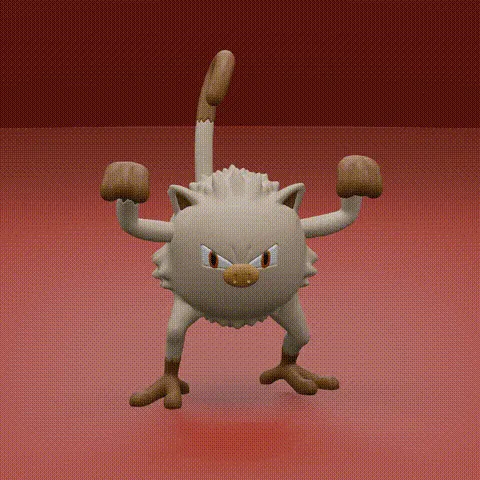Mankey2.gif Paquet Pokemon No. 001-151 Génération I