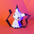 Mimikyu-rotation-gif-3D-print-low-poly.gif Mimikyu Low Poly Pokemon