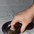 20220207_193009.gif ARTICULATED ROBOT SNAKE FEMALE print-in-place