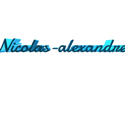 Nicolas-alexandre.gif STL file Nicolas-alexandre・Template to download and 3D print