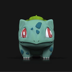 BalbasaurFast.gif Fichier STL Pot de fleurs Pokémon Bulbasaur・Modèle à télécharger et à imprimer en 3D