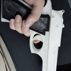 20200919_065401_1.gif Fichier 3MF gratuit pistolet jouet à reculons (inspiré du M9)・Modèle à télécharger et à imprimer en 3D, okMOK