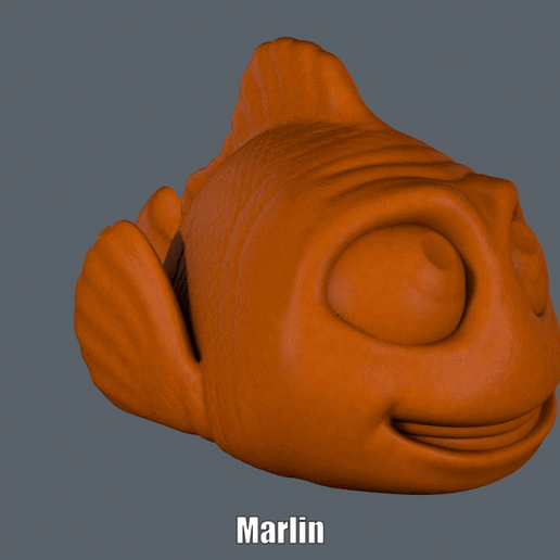 Marlin (Easy print no support) 3D model