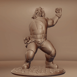 hugo3.gif Free STL file HUGO - STREET FIGHTER・3D print model to download