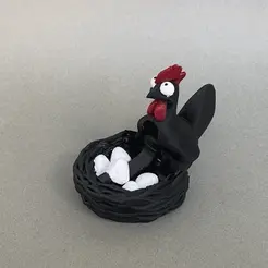 gif-gallinilla.gif 3D file Minced hen・3D printable design to download