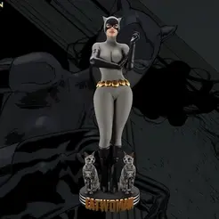 gıf.gif Catwoman Grey Bodysuit - Collectible Edition