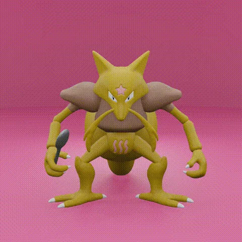Kadabra2.gif Paquet Pokemon No. 001-151 Génération I
