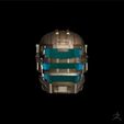 dead_space_texture.gif Dead Space Helmet (remake) for Cosplay