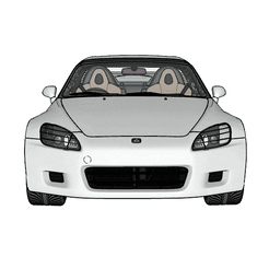 Хонда-S2000.gif Fichier STL Honda S2000・Plan pour impression 3D à télécharger