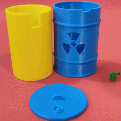 Radiation-Barrel-1.gif Файл STL Радиационный ствол・Модель для загрузки и 3D печати