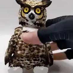 ezgif.com-video-to-gif-20.gif Flexi Print-in-Place Owl, Articulated Toy,