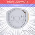 0501_Oshawott~PRIVATE_USE_CULTS3D_OTACUTZ.gif #0501 Oshawott Cookie Cutter / Pokémon