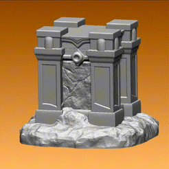 Plinth-2-Turntable.gif STL file Plinth 2・3D printable model to download