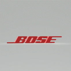 logo-bose.gif STL-Datei Logo Bose kostenlos・3D-druckbare Vorlage zum herunterladen