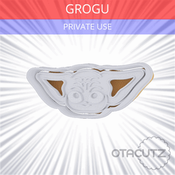 Grogu~PRIVATE_USE_CULTS3D_OTACUTZ.gif 3D-Datei Grogu Ausstechform / SW kostenlos・3D-Drucker-Design zum herunterladen