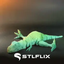 j i Ss aun ep STL-Datei T-Rex・Modell zum Herunterladen und 3D-Drucken