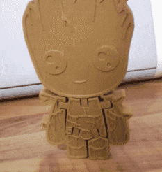 20231002_082044.gif Fichier STL Flexi Articulé Baby Groot・Modèle imprimable en 3D à télécharger