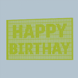fast-and-cool0000-0070.gif Happy birthay - little puppy gift - animal lovers -Textflip optical illusion (STL) - birthay gift