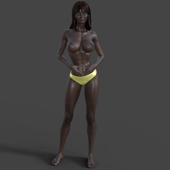 01.gif Fichier 3D Sarah montre ses seins à la plage - STL 3D Printer・Plan pour imprimante 3D à télécharger