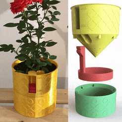ezgif.com-optimize.gif STL file self watering planter #PLANTERSXCULTS・3D print model to download