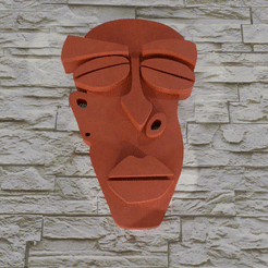 mask.gif Fichier STL Masque mural・Design imprimable en 3D à télécharger
