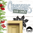 046a.gif 🎅 Christmas door corner (santa, decoration, decorative, home, wall decoration, winter) - by AM-MEDIA
