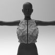 untitled.1792.gif Archivo STL ROPA IMPRESA TOP BODY VORONOI CLOTHES・Objeto imprimible en 3D para descargar