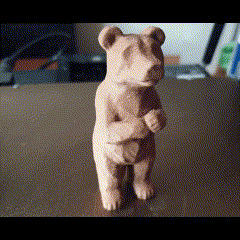Expectant-Mother.gif Fichier STL Mama Mummy Bear Expectant Mother Grizzly Scan 3D à imprimer・Design imprimable en 3D à télécharger