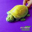 ezgif.com-gif-maker.gif STL file Flexi Hiding Turtle Bath Toy・Template to download and 3D print