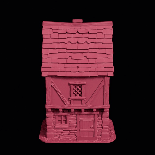 Medieval Half-Timbered Townhouse Residence