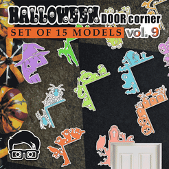 00.gif Fichier STL COIN DE PORTE (OU FENÊTRE) HALLOWEEN - ENSEMBLE DE 15 MODÈLES VOL. 9 - PAR AM-MEDIA・Design à télécharger et à imprimer en 3D