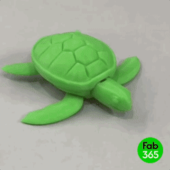 Fab Fichier 3D Tortue de mer pliable・Modèle imprimable en 3D à télécharger