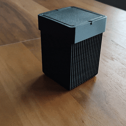 çöp-gif-2.gif STL file TRASH CAN WITH SWING LID・3D printing idea to download