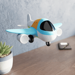 puzzle_plane600.gif Бесплатный STL файл Головоломка Самолет・План 3D-печати для скачивания