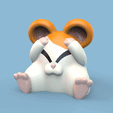 HamSpin2.gif Mini Hamster Figurine