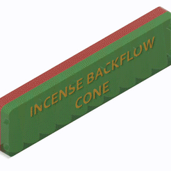 Incense-Backflow-Mold_Cone-v6.gif STL file Incense Backflow Mold - Cone・3D print design to download