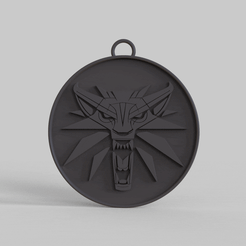 untitled.164-1.gif Download STL file THE WITCHER SCHOOL OF THE WOLF • Design to 3D print, ZetaMod