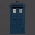 ezgif.com-gif-maker-2.gif Doctor Who - Scream of the Shalka TARDIS in 5.5" scale
