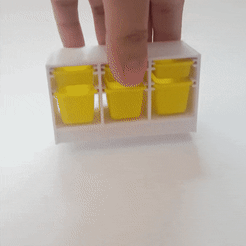 MINIATURE-IKEA-TROFAST-STORAGE-BOX-FOR-112-DOLLHOUSE.gif STL file Miniature IKEA TROFAST Storage Box for 1:12 Dollhouse・3D printing model to download, RAIN