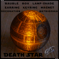 image000.gif Download free STL file Death Star Bauble / Box / Keyring... • 3D printing model, c47
