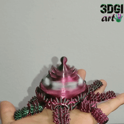 COVERAS.gif 3D file ALIEN INVASION, STACK and SPIN, 3 ARTICULATED Designs・3D printing idea to download