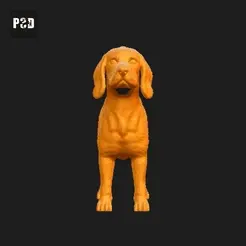 154-Beagle_Pose_01.gif STL file Beagle Dog 3D Print Model Pose 01・Model to download and 3D print