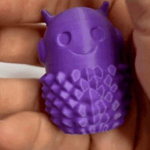 Novelty Gifts 3D Printed Sensory Spiky Grippie Fidget Toy Keychains Pain Stim Squeeze Toys Stress Relief Fidget Toys For Anxiety