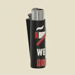 weed-only.gif CLIPPER LIGHTER COVER - WEED ONLY