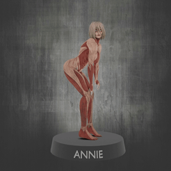 annie20.gif Archivo STL Mujer titán de aot - attack on titan twerk・Diseño para descargar y imprimir en 3D, tuanmttl