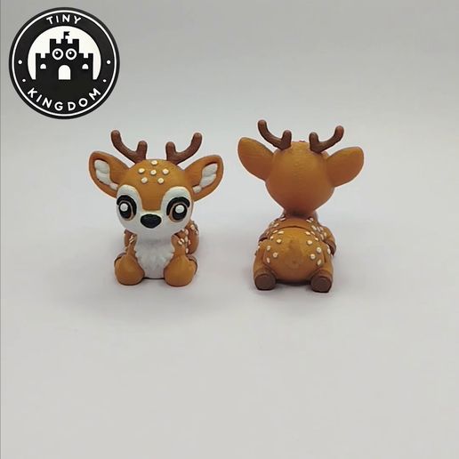 Flexi-Tiny-Deer,-G3.mp4 Flexi Tiny Deer, Gelenkige Zappelfigur, inklusive Schlüsselanhänger, inklusive 3mf