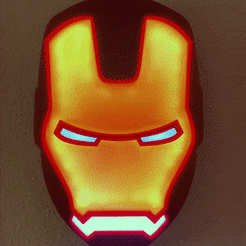ezgif.com-video-to-gif.gif Fichier STL Amazing Iron Man Lampe LED・Plan pour impression 3D à télécharger